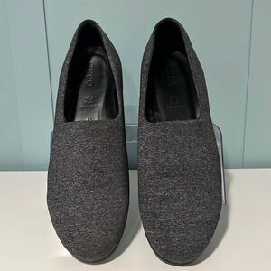 ECCO Felicia Women's Size EU 42 (US 11/11 1/2) Gray Stretch Slip On Wedge Shoes.